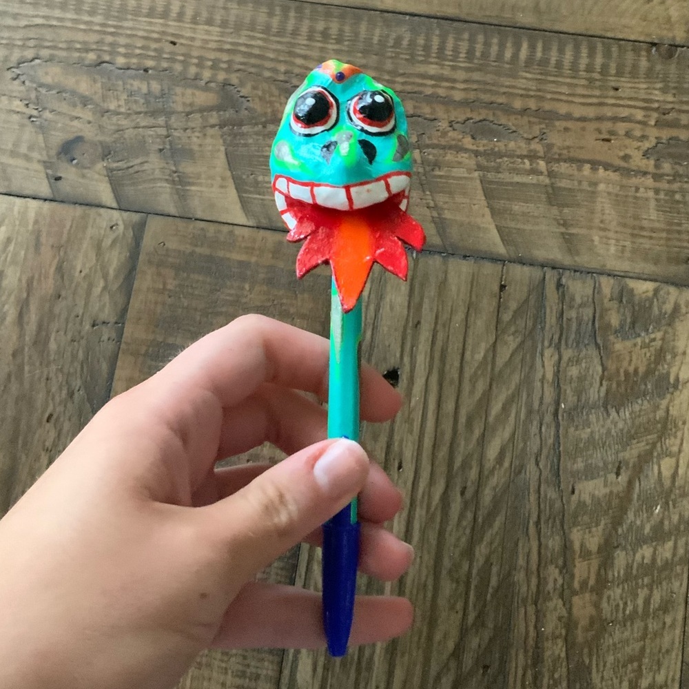 Consuela Handmade Mint Dragon Pen NWOT